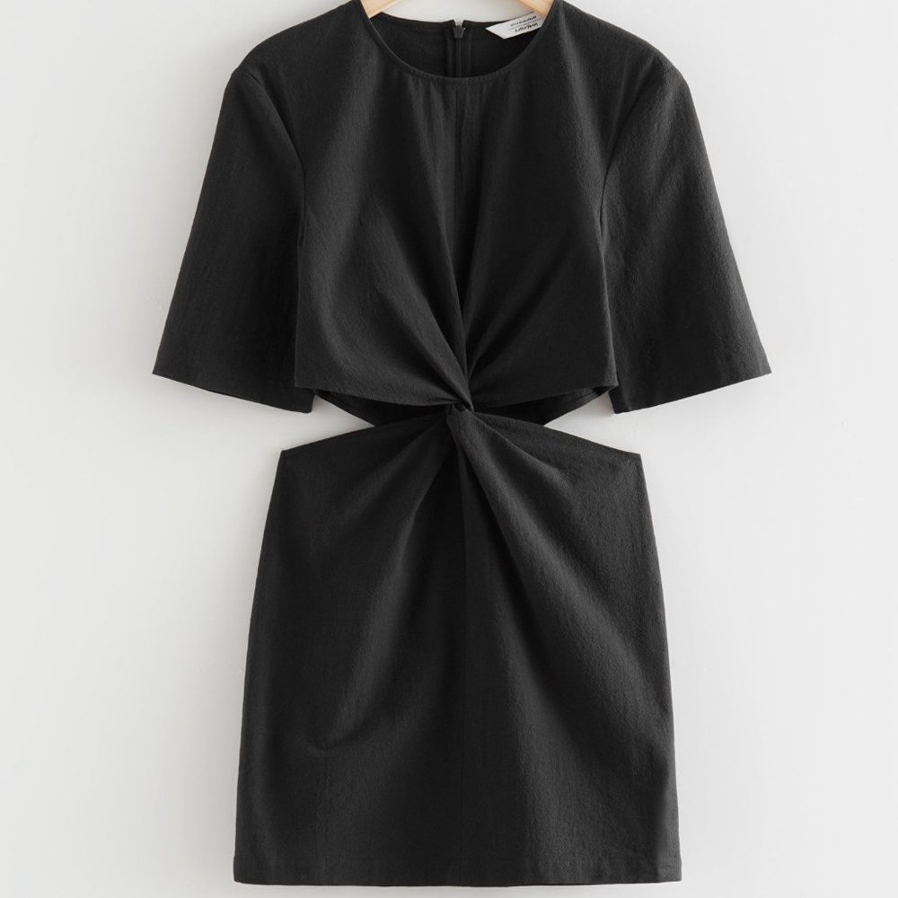 NWT | & Other Stories Cut-Out Waist Mini Dress